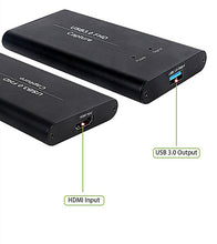 Load image into Gallery viewer, KuWFi USB3.0 HDMI 4K60Hz Video Capture HDMI to USB Video Capture Card Dongle Game Streaming Live Stream Broadcast with MICinput